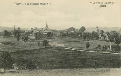 CPA FRANCE 42 "Usson, vue générale"