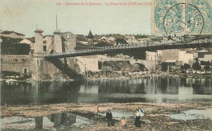CPA FRANCE 42 "Le Pont de Saint Just sur Loire"