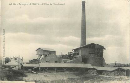 CPA FRANCE 63 " Lezoux, L'usine de Chambaraud".