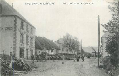 CPA FRANCE 63 " Lastic, La grande rue".