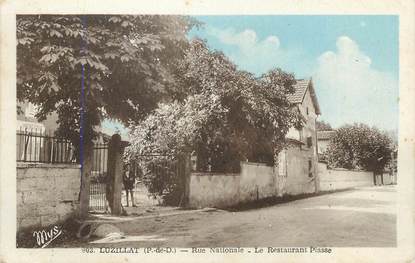 CPA FRANCE 63 " Luzillat, Rue Nationale, le restaurant Plasse".