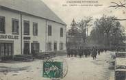 63 Puy De DÔme CPA FRANCE 63 " Lastic, Arrivée d'un régiment".