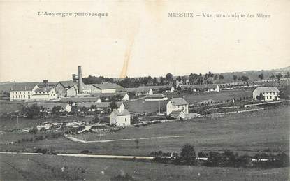 CPA FRANCE 63 "Messeix, Vue panoramique des Mines".