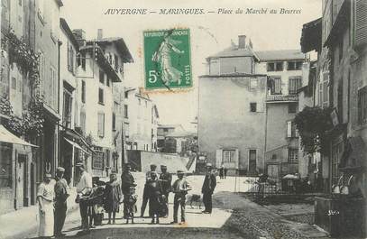 CPA FRANCE 63 "Maringues, Place du marché aux beurres".