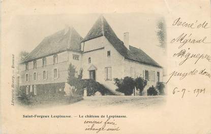CPA FRANCE 42 "Saint Forgeux Lespinasse, le chateau de Lespinasse"