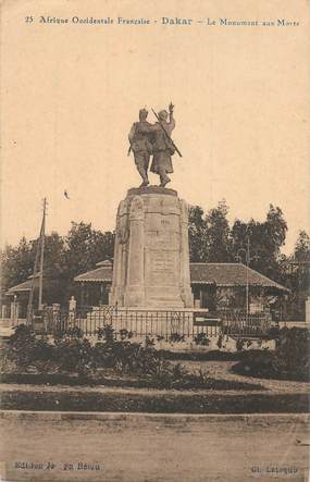 CPA SENEGAL "Dakar, le monument aux morts"