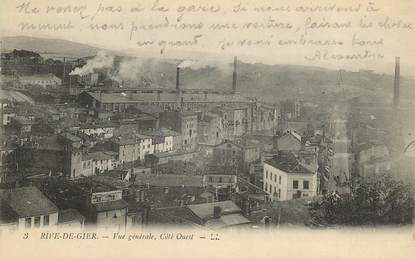 CPA FRANCE 42 "Rive de Gier, vue générale"