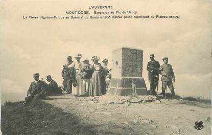 CPA FRANCE 63 " Le Mont Doré, Excursion au Pic du Sancy".