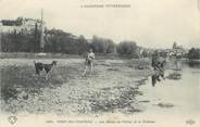 63 Puy De DÔme CPA FRANCE 63 "Pont du Château, Les bords de l'Allier et le château".