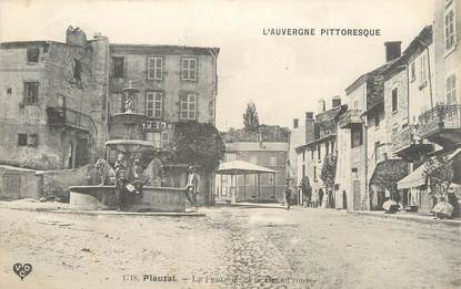 CPA FRANCE 63 "Plauzat, La fontaine de la grande rue".