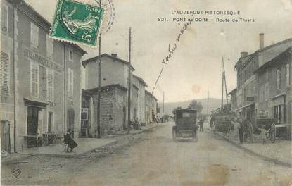 CPA FRANCE 63 "Le Pont de Dore, Route de Thiers".