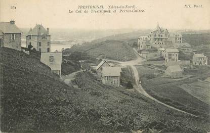 CPA FRANCE 22 "Trestignel, Le col et Perros Guirec".