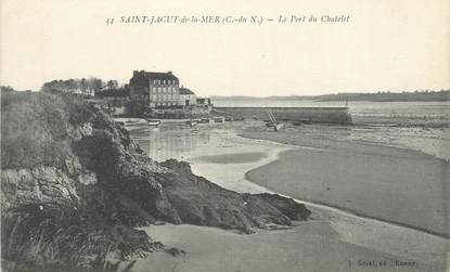 CPA FRANCE 22 "St Jacut de la Mer, Le port du Chatelet".