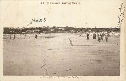 CPA FRANCE 22 " Trestel, La plage".