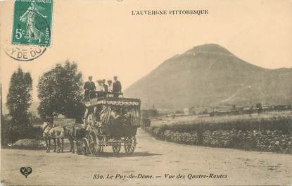 CPA FRANCE 63 "Le Puy de Dôme, Vue des quatre routes".