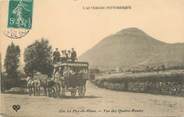 63 Puy De DÔme CPA FRANCE 63 "Le Puy de Dôme, Vue des quatre routes".