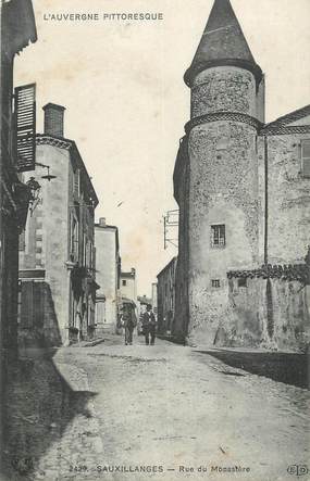 CPA FRANCE 63 " Sauxillanges, Rue du Monastère".