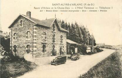 CPA FRANCE 63 " St Alyre d'Arlanc, L'Hôtel Terminus".