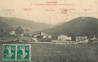 CPA FRANCE 63 " St Pierre la Bourlhomme, Les Monts du Forez".