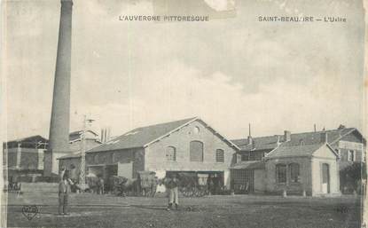 CPA FRANCE 63 " St Bauzire, L'usine".