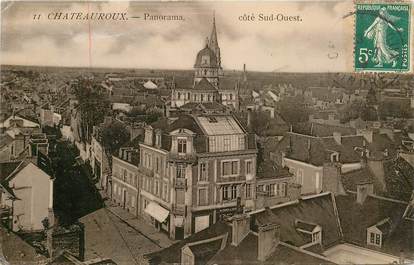 CPA FRANCE 36 "Chateauroux, Panorama"