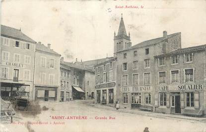 CPA FRANCE 63 " St Anthême, Grande rue".