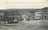 63 Puy De DÔme CPA FRANCE 63 " St Germain l'Herm, Place de la Bascule et le bois du Fourniat".