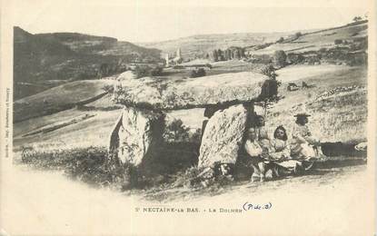 CPA FRANCE 63 " St Nectaire le Bas, Le Dolmen".