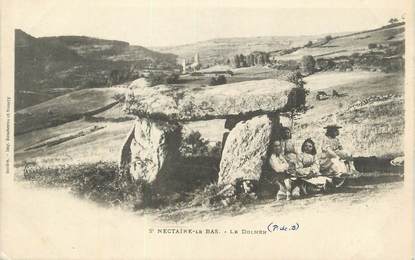 CPA FRANCE 63 " St Nectaire le Bas, Le Dolmen".