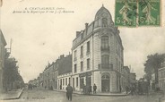 36 Indre CPA FRANCE 36 "Chateauroux, avenue de la République et rue JJ Rousseau"