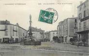 63 Puy De DÔme CPA FRANCE 63 " Vic le Comte, Place de la Fontaine".