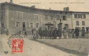 63 Puy De DÔme CPA FRANCE 63 " Vollore Ville, Place de la Fontaine".