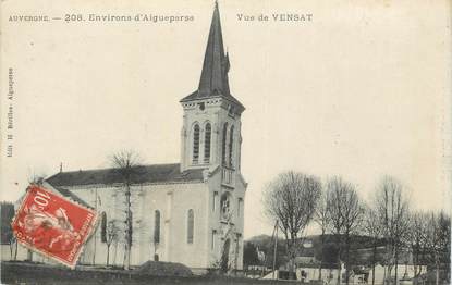 CPA FRANCE 63 " Vensat, l'église".