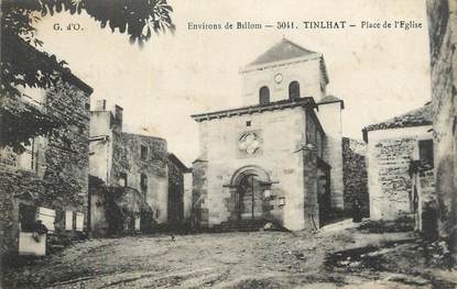 CPA FRANCE 63 " Tinlhat, Place de l'église".