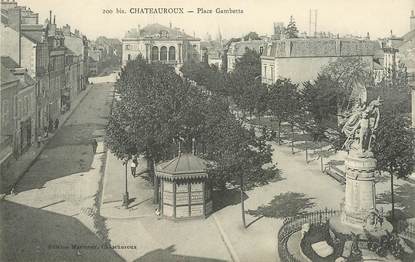 CPA FRANCE 36 "Chateauroux, Place Gambetta"