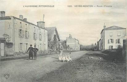 CPA FRANCE 63 " Veyre Monton, Route d'Issoire".