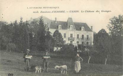 CPA FRANCE 63 " Usson, Le château des Granges".