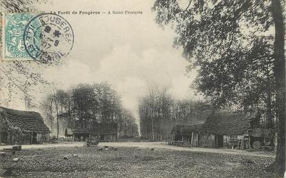 CPA FRANCE 35 "Fougères, la Forêt, Saint François"