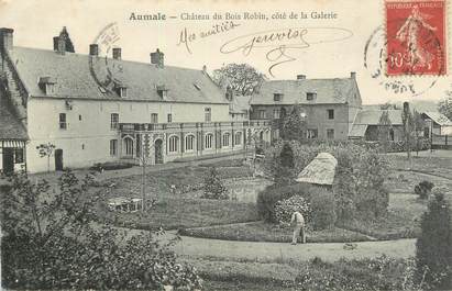 CPA FRANCE 76 " Aumale, Château du Bois Robin".