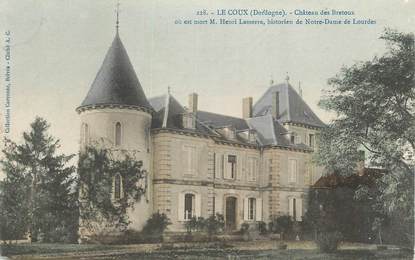 CPA FRANCE 24 " Le Coux, Château des Bretoux".