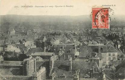 CPA FRANCE 35 "Fougères, Panorama, quartier de Bonabry"