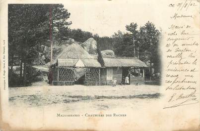 CPA FRANCE 45 " Malesherbes, Chaumière des Roches".