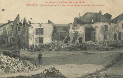 CPA FRANCE 54 " Vitrimont, Vue intérieure après le bombardement de 1914".