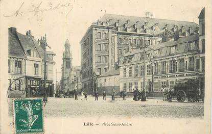 CPA FRANCE 59 " Lille, Place St André".