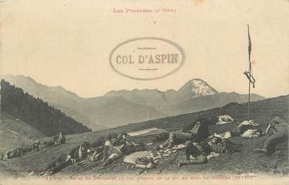 CPA FRANCE 65 " Le Col d'Aspin, Le Pic du Midi de Bigorre".