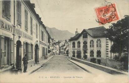 CPA FRANCE 65 " Argelès, Quartier de Vieuzac".