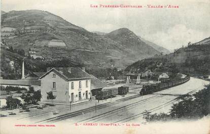 CPA FRANCE 65 " Arreau, La gare". / GARE