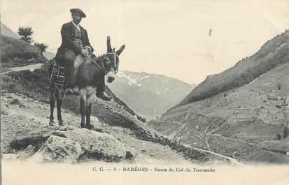 CPA FRANCE 65 " Barèges, Route du Col du Tourmallet". / ANE