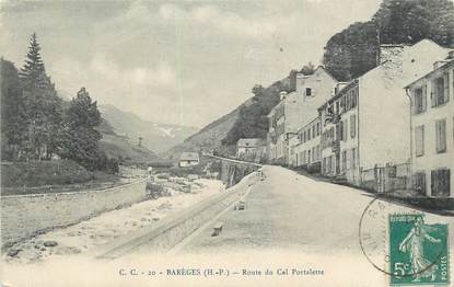 CPA FRANCE 65 " Barèges, Route du Col Portalette".
