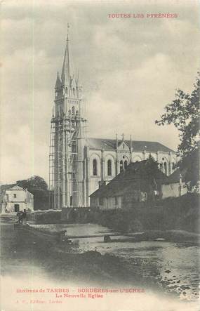 CPA FRANCE 65 " Bordères sur l'Echez, La nouvelle église".